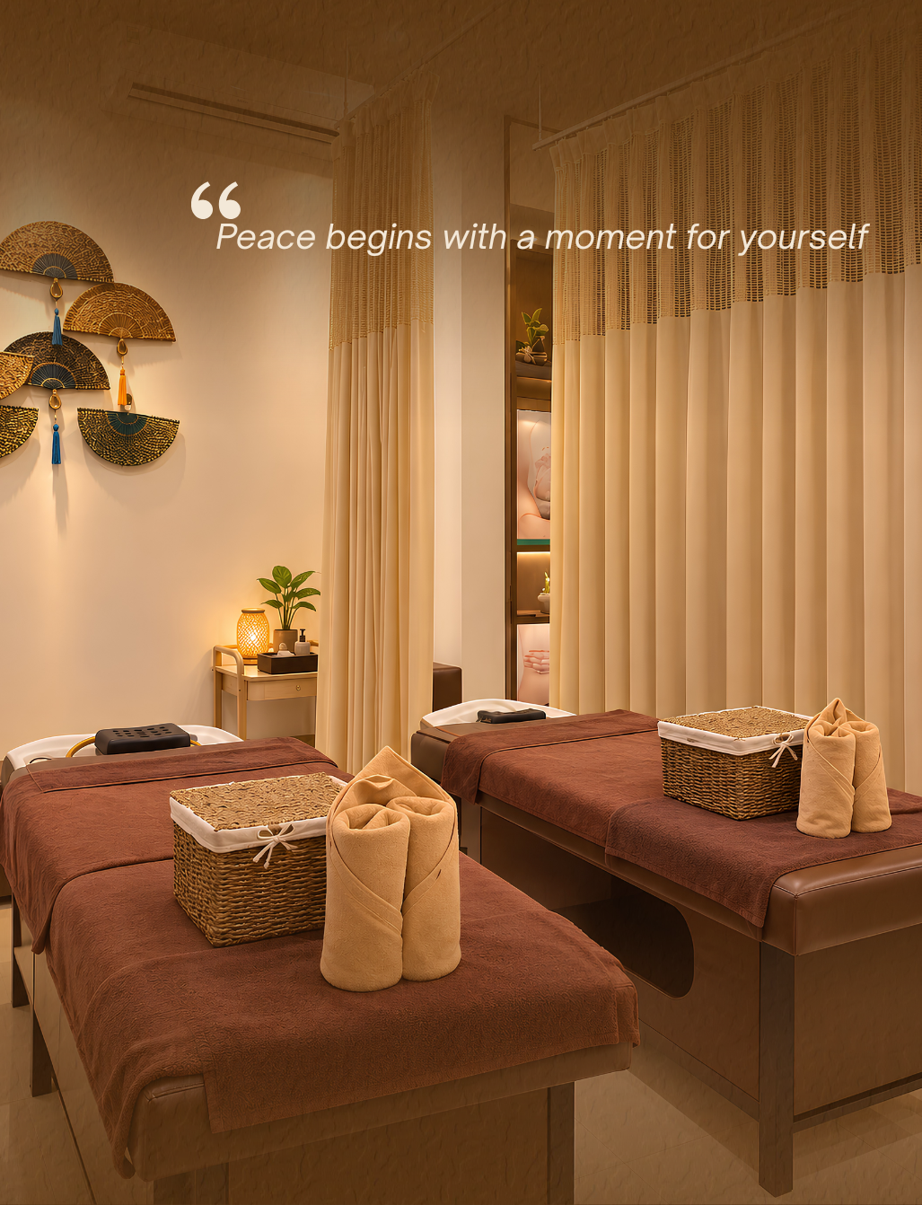 Không gian phòng massage 6 tay tại Mo Ran Spa Đà Nẵng